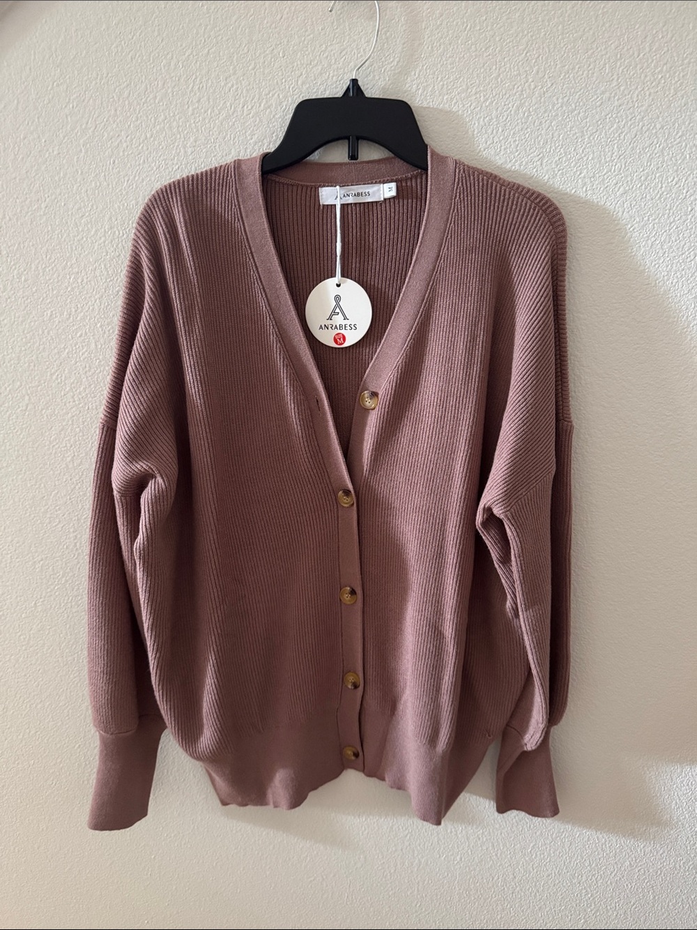 Anrabess Knit button up Cardigan Sweater